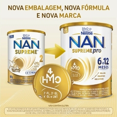 Fórmula Infantil Nan Supreme Pro 6 a 12 meses 800Gr. - Fraldaria Kinderbaby.com