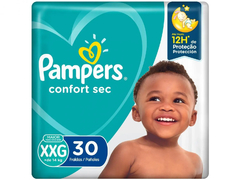 Fralda Pampers Confort Sec XXG C/30 Un.