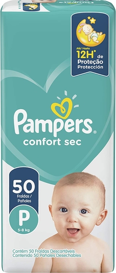 Fralda Pampers Confort Sec P C/50 Un.