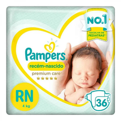 Fralda Pampers Premium Care RN C/36 Un.