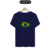 Camiseta T-shirt Manga Curta Estampada 100% Algodão "Deus é brasileiro" - LH Shop Online - loja moderna e prática 