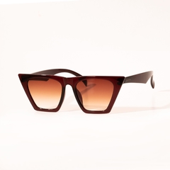 Óculos de Sol Quadrado Acetato Marrom | 81531 - comprar online