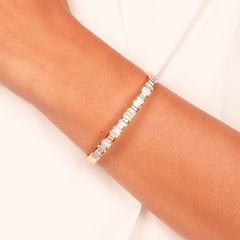 Bracelete Cristais Baguete Branco | 93562 - comprar online