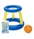 Set Juego Basket Inflable Pileta con Pelota Anillos