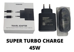 Carregador Samsung 45w Super Fast Charging 2.0 Original + Cabo Tipo C Duplo Com GARANTIA