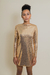 Vestido Paetê Dourado - loja online