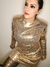 Vestido Paetê Dourado - comprar online