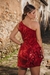 Vestido Paetê Vermelho - comprar online