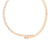 Colar Semijoia Choker Serpente Zircônias Cristais Dourado