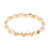 Pulseira Semijoia Bracelete Lisa Dourado