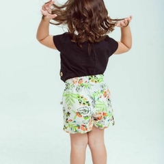 CONJUNTO INFANTIL LINHO FLORA - loja online