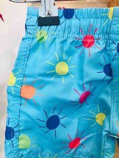 SHORTS INFANTIL TACTEL ESTAMPA SOL - comprar online