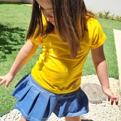 SAIA SHORT INFANTIL RODADA JEANS FAKE - comprar online