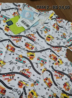 PIJAMA INFANTIL PISTA DE CARROS