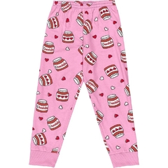 PIJAMA INFANTIL LONGO ESTAMPA GATINHA na internet