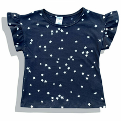 BLUSINHA INFANTIL MANGA DE BABADINHOS ALGODÃO COM ELASTANO - MODELO LÍVIA - Tuca Pituca Moda Infantil