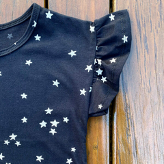 Imagem do BLUSINHA INFANTIL MANGA DE BABADINHOS ALGODÃO COM ELASTANO - MODELO LÍVIA