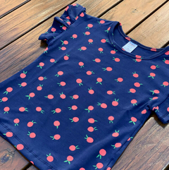 BLUSINHA INFANTIL MANGA DE BABADINHOS ALGODÃO COM ELASTANO - MODELO LÍVIA - comprar online