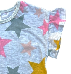 BLUSINHA INFANTIL MANGA DE BABADINHOS ALGODÃO COM ELASTANO - MODELO LÍVIA na internet