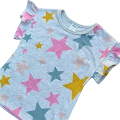 BLUSINHA INFANTIL MANGA DE BABADINHOS ALGODÃO COM ELASTANO - MODELO LÍVIA - comprar online