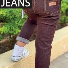 CALÇA LEGGING INFANTIL JEANS FAKE - loja online