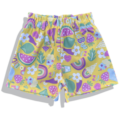 SHORT CLOCHARD INFANTIL SEM CINTO - Tuca Pituca Moda Infantil