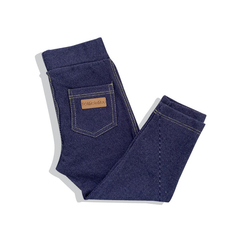 CALÇA LEGGING INFANTIL JEANS FAKE