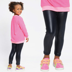 CALÇA LEGGING INFANTIL BRILHO CIRRÊ - Tuca Pituca Moda Infantil