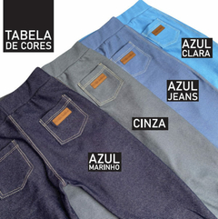 CALÇA LEGGING INFANTIL JEANS FAKE - loja online