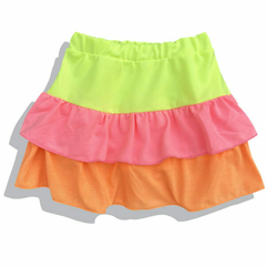 SAIA SHORT INFANTIL PIQUÊ TRICOLOR TONS NEON - loja online