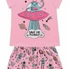 PIJAMA INFANTIL CURTO ESTAMPA SAVE ME PLEASE - comprar online