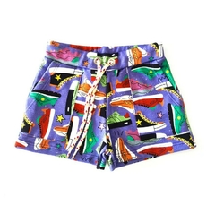 SHORTS INFANTIL MOLETINHO ESTAMPA TÊNIS