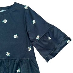 VESTIDO INFANTIL MANGA DUPLA BABADOS - loja online