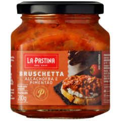 Bruschetta Alcachofra e Pimentão - La Pastina 280gr