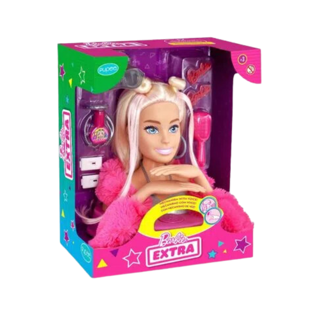 Barbie EXTRA Cabelo Rosa : : Brinquedos e Jogos