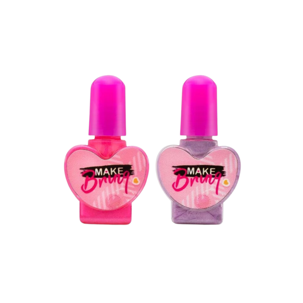 Conjunto de esmalte de unha para meninas, 28 peças de esmalte para unhas  para crianças de 3,4,5,6,7,8 anos, inclui adesivos, glitter, separador e  mais