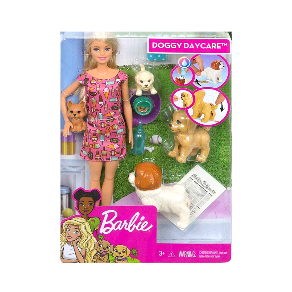 Boneca Barbie e sus Perritos Surpresa