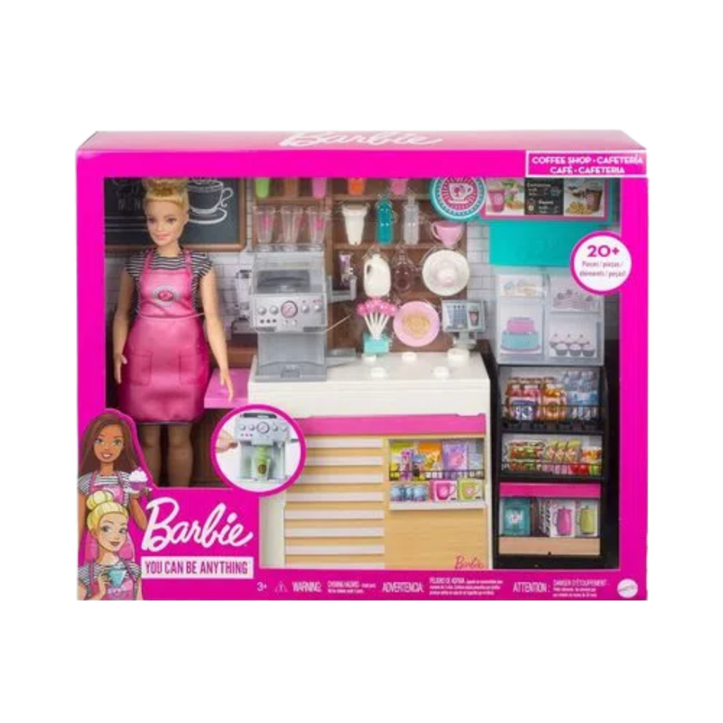 Boneca Barbie Articulada: Feita para Mexer Blusa Azul e Rosa