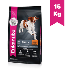 EUKANUBA PERRO ADULTO RAZA MEDIANA x 15Kg