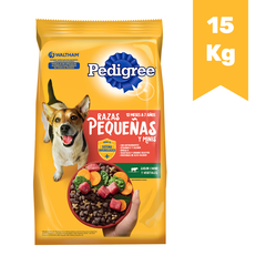 PEDIGREE PERRO ADULTO RAZA PEQUEÑA x 15Kg