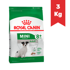 ROYAL CANIN PERRO ADULTO MINI +8 AÑOS x 3Kg