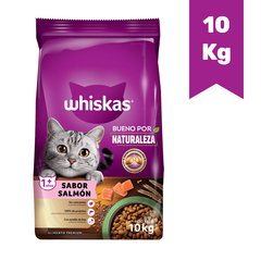 WHISKAS GATO ADULTO [SALMÓN] x 10Kg