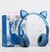 Audifonos Diadema Gato Morados Extra Bass Luces Bluetooth Inalambricos XY-205 - tienda en línea