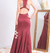 Vestido Sereia Liso Marsala - loja online