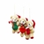 PENDENTE DECORATIVO NATALINO URSO VM/VD 11CM