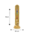 Incensário Buda dourado 7chakras 19 cm - comprar online