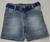 Bermuda Jeans com Cinto