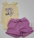 Conjunto Body com Short Cachorro