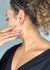 Imagem do Brinco Ear Cuff com Navetes de Zircônias Cristais Folheado a Ouro 18k