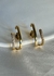 Brinco Ear Hook Cravejado Lisa Banhado a Ouro 18k - Carinele Joias